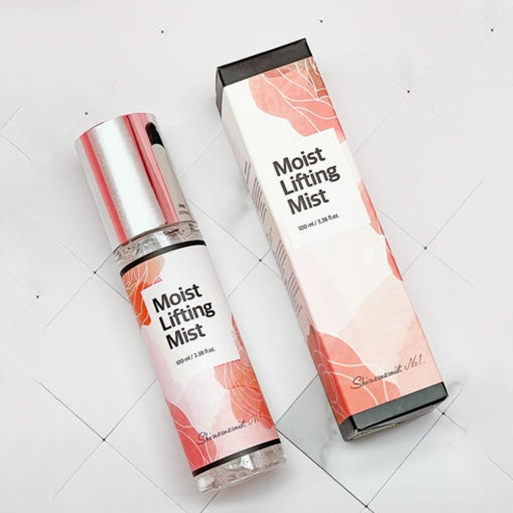 [SHINEME] Moist Lifting Mist 100ml – Rose Extract, Edelweiss Callus, Low Molecular Peptide, Wrinkle-Improving Hydration Mist - Made in KOREA
